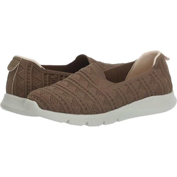Spenco Shoes - Spenco Womens Comfort Stretch Crochet Sneaker Shitake Brown 5.5D Orthotic SlipOn